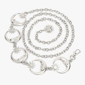Moon Chain Belt Silver Color Like New